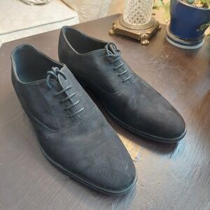 H&M Men's Vegan Suede Casual Shoes Excellent Condition Black Size 43 (US Sz 10)